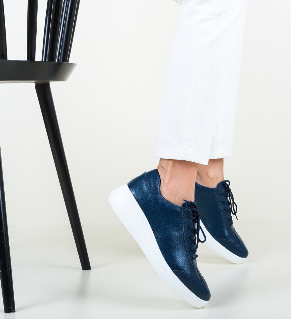 Pantofi Casual Sash Bleumarin