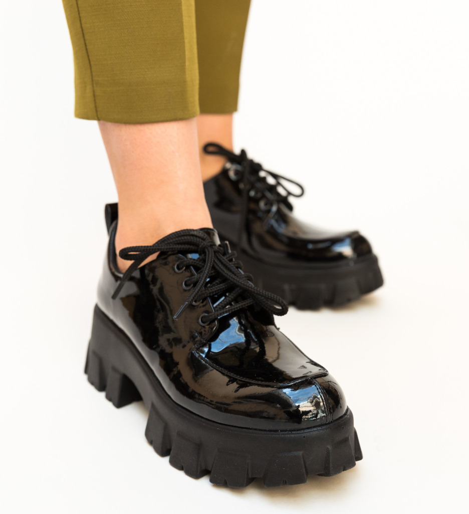 Pantofi Casual Trako Negri 2