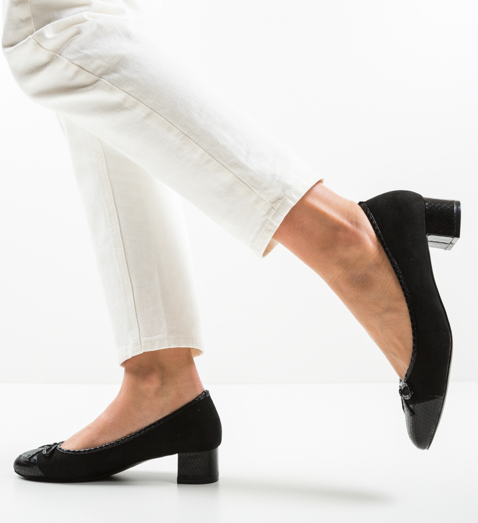 Pantofi Mans Negri