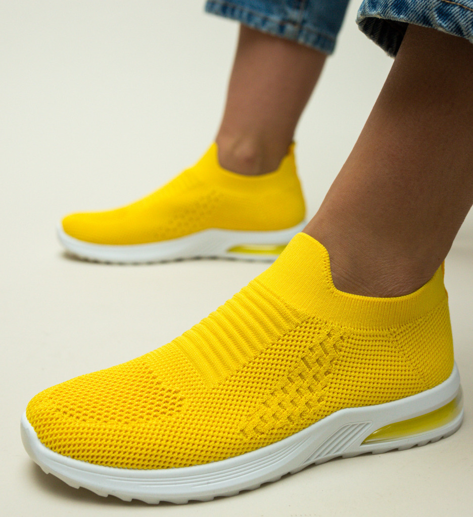 Pantofi sport domonic galbeni