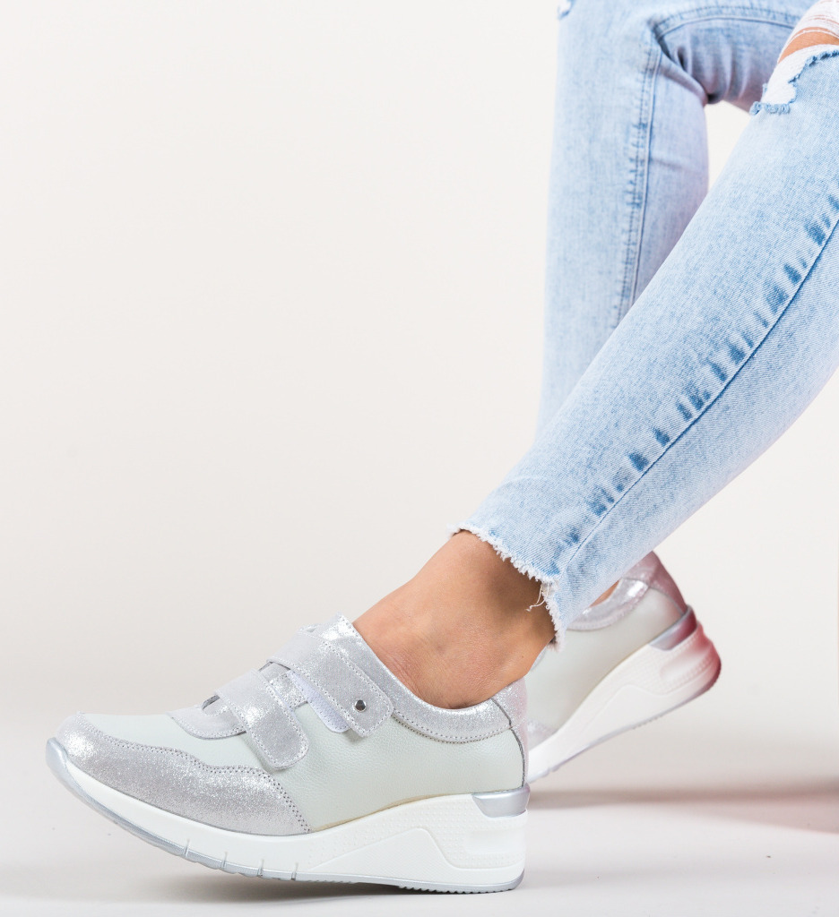 Pantofi Sport Sonya Argintii