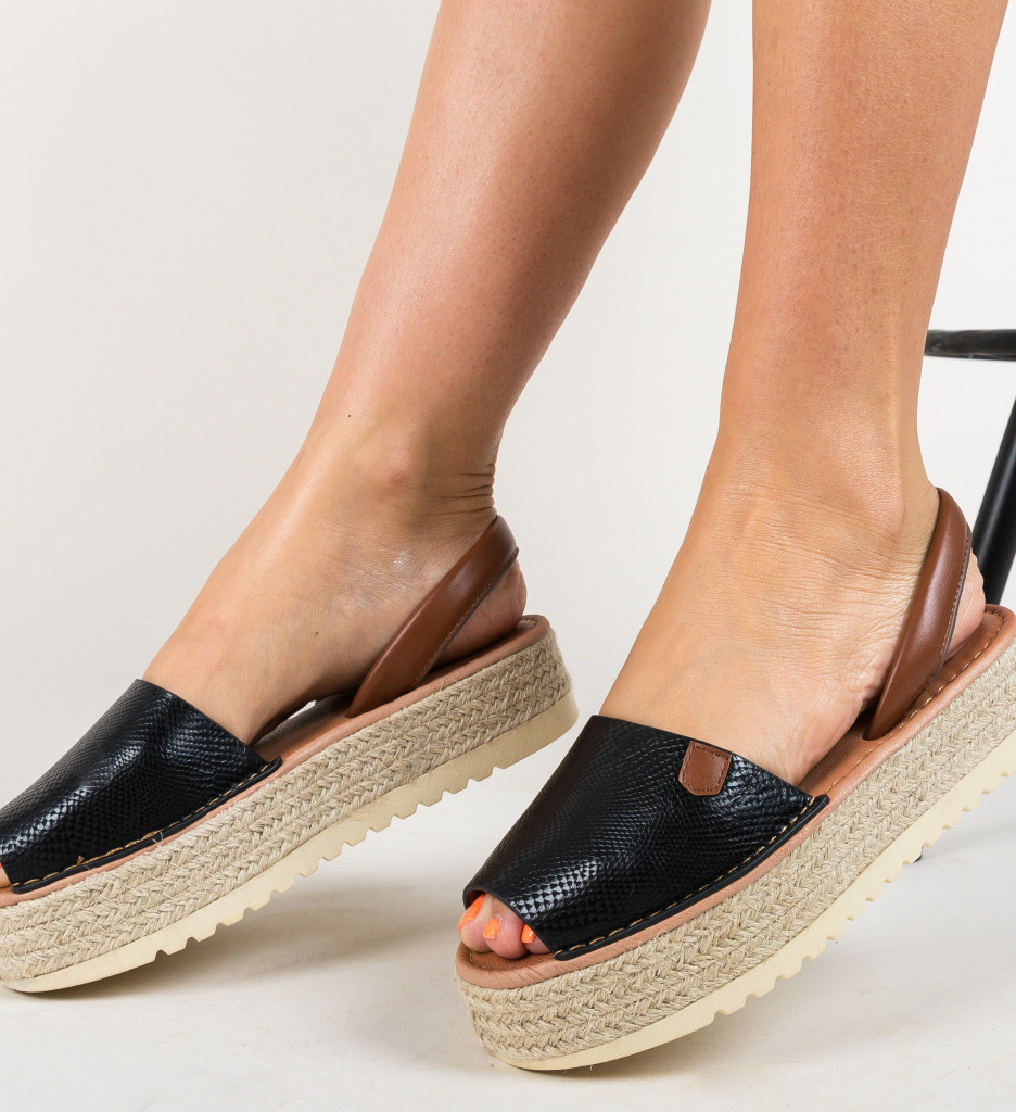 Sandale lowe negre