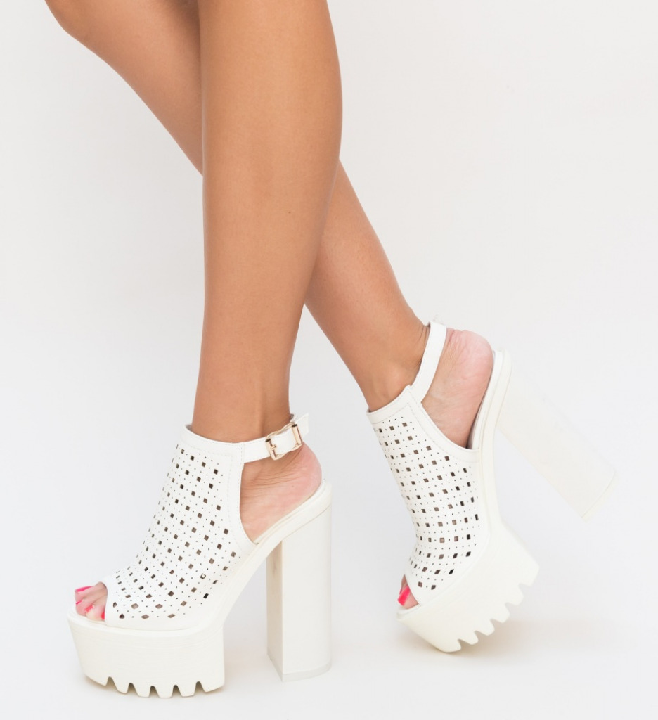 Botine alberta albe