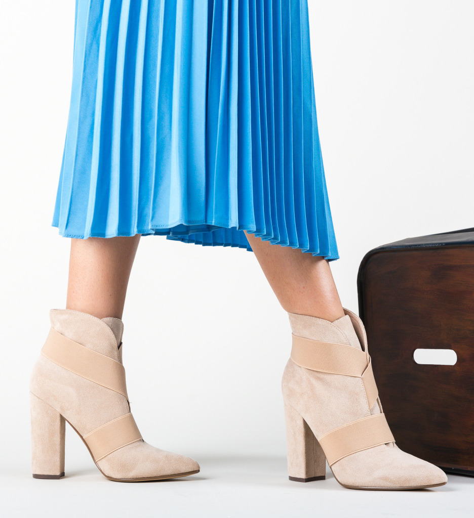 Botine coras bej