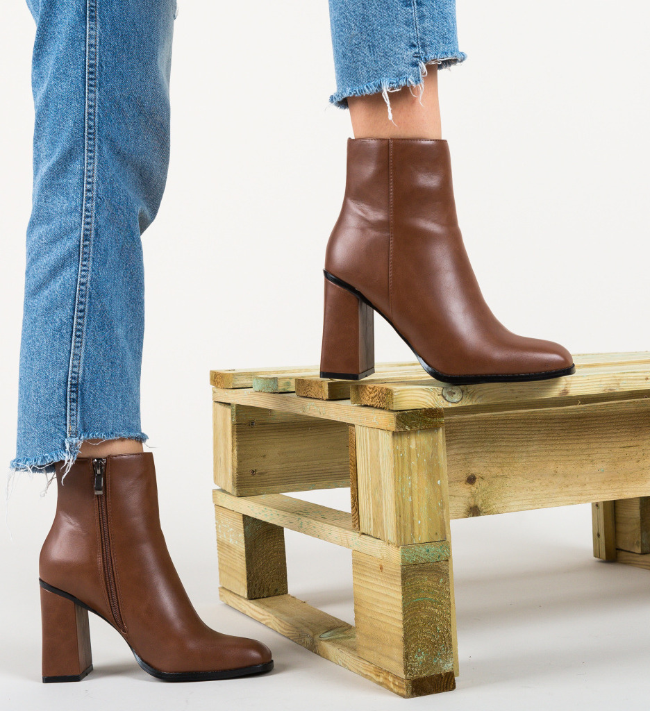 Botine lupag camel
