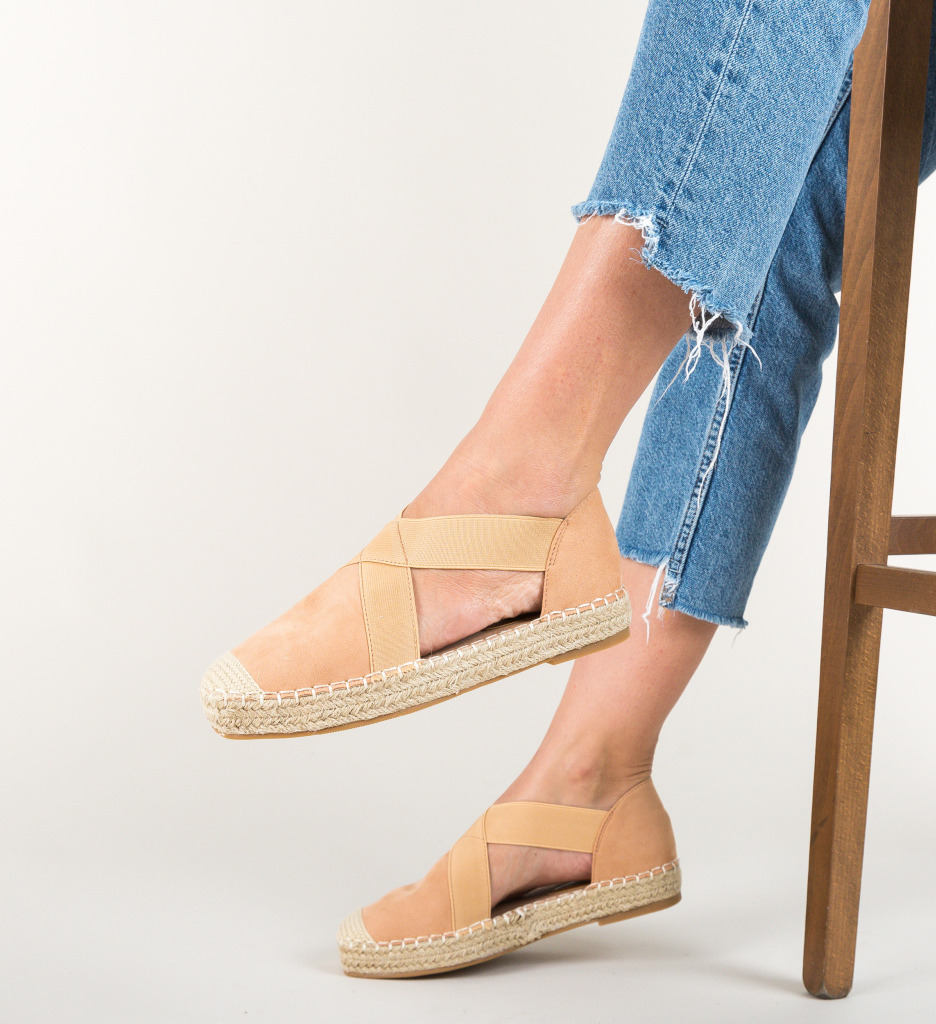 Espadrile icra bej