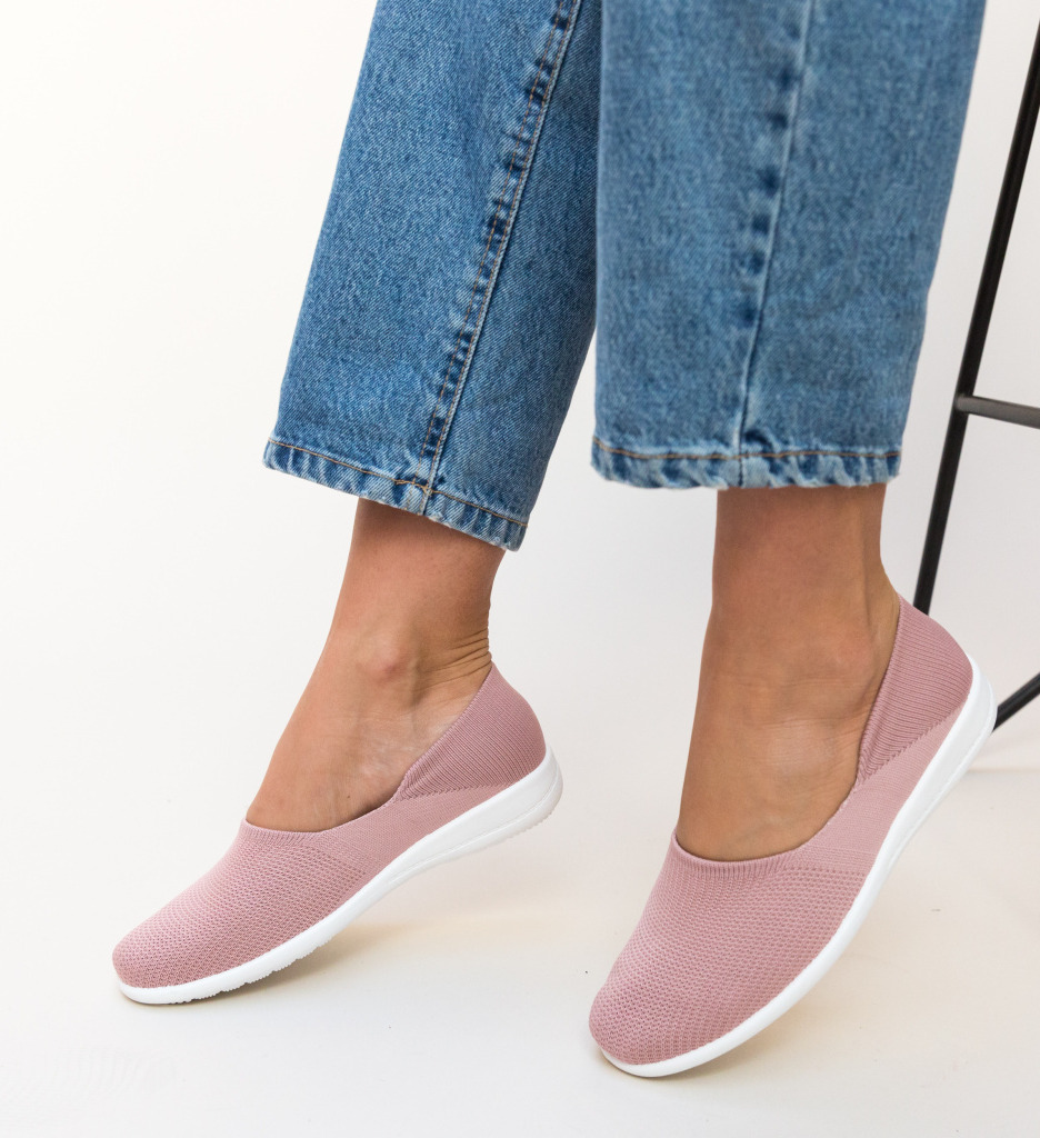Espadrile papay roz