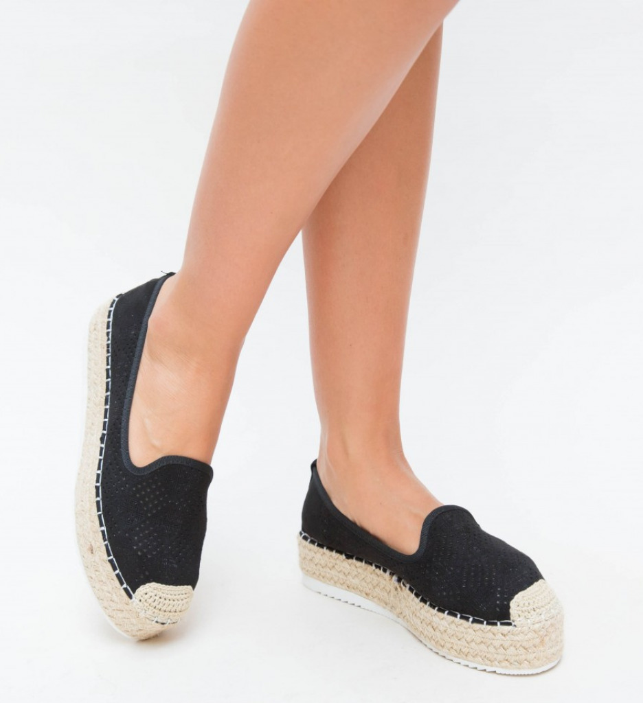 Espadrile zamo negre