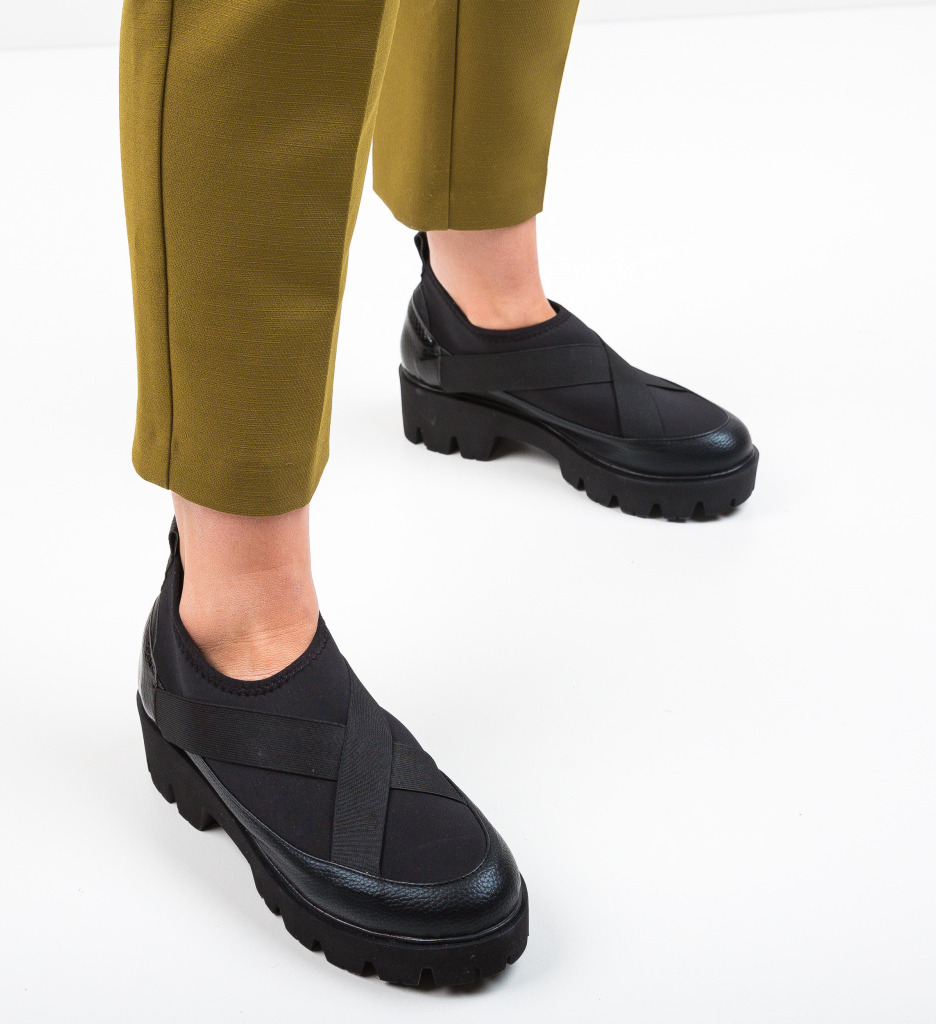 Pantofi Casual Buse Negri