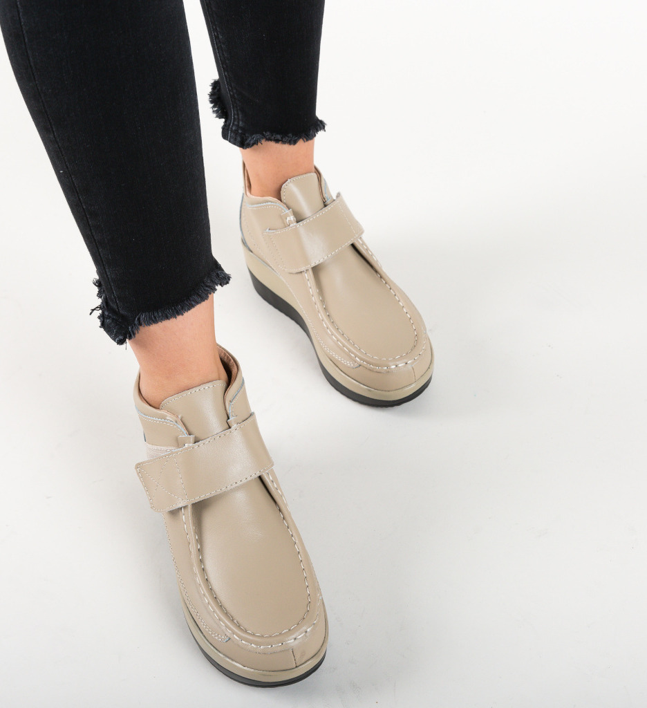 Pantofi casual euan bej
