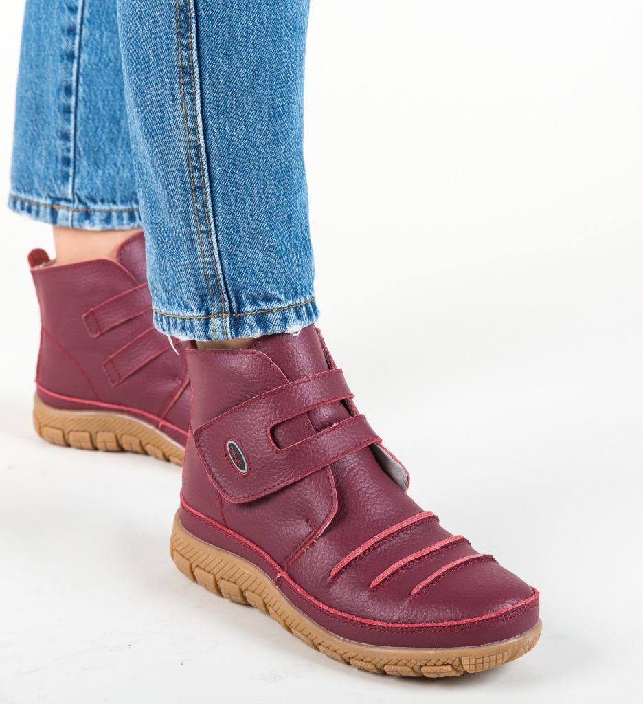 Pantofi casual ramirez grena