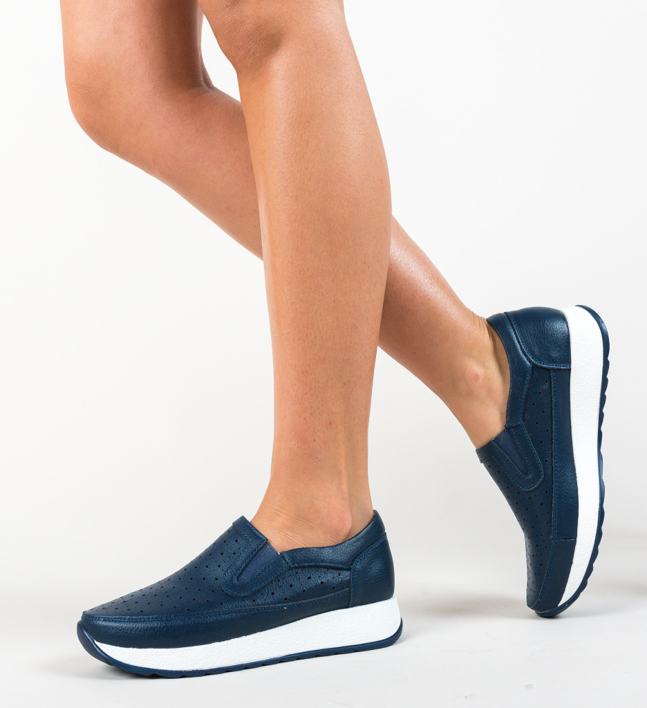 Pantofi ferne bleumarin