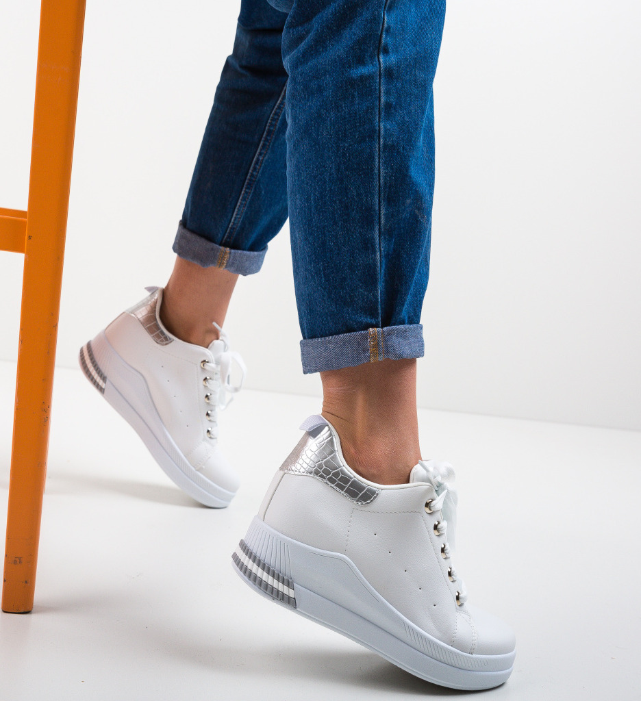 Pantofi Sport Frey Argintii