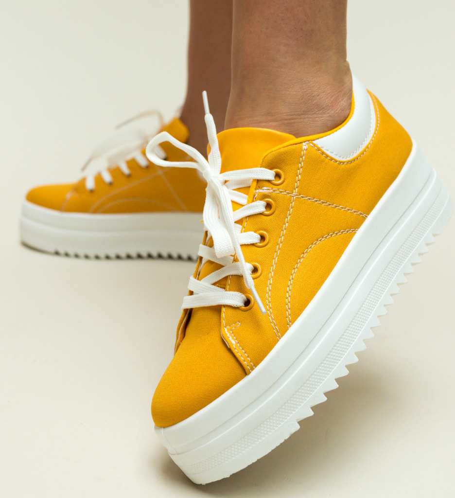 Pantofi sport maddox galbeni