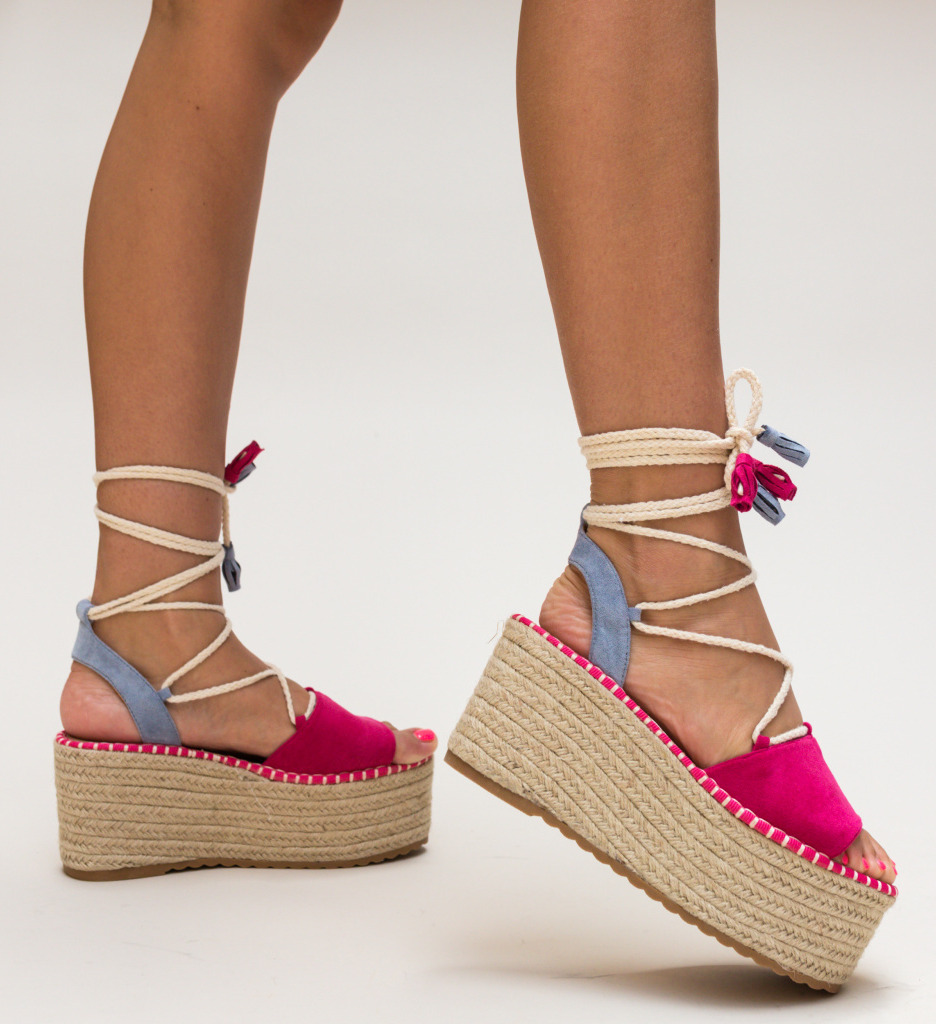 Sandale sultan fuchsia