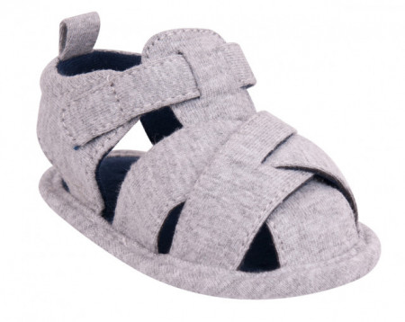 Sandalute Impletite Pentru Bebelusi Gri
