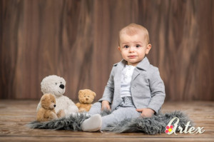 Costum pentru bebelusi - Set complet Grey Perfect