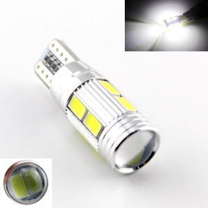 Leduri auto pozitie canbus cu lupa model T10 W5W 10 led-uri SMD 5630