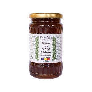 Miere cruda de Mana de Brad 500g Stupina Moldovan