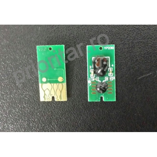 Cip pentru Cartus autoresetabil EPSON T0712 T712 chip 712 ALBASTRU compatibil reincarcabil T-712 T-0712