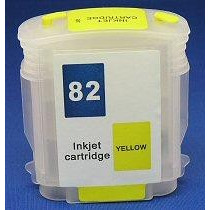 Cartus autoresetabil HP82 Yellow C4913A reincarcabil HP-82 GALBEN refilabil cu cip auto-resetabil