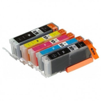 Pachet 5 Cartuse CANON PGI570-XL NEGRU + CLI571-XL NEGRU+ROSU+GALBEN+ALBASTRU compatibile PRET PROMO !!!