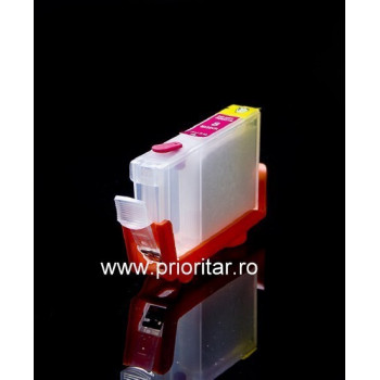 Cartuse autoresetabile pt CANON CLI-8-PM reincarcabile CLI8 PHOTO MAGENTA refilabile