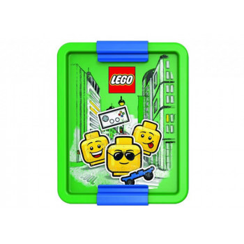 Cutie pentru sandwich LEGO Iconic albastru-verde
