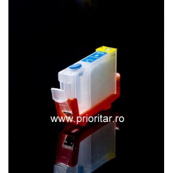 Cartuse autoresetabile pt CANON CLI-8-PC reincarcabile CLI8 PHOTO CYAN refilabile
