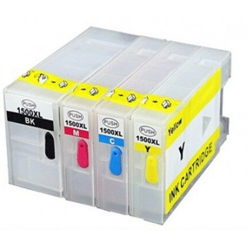 Cartuse reincarcabile pt CANON PGI-1500XL PGI1500-XL autoresetabile pachet 4 cartuse