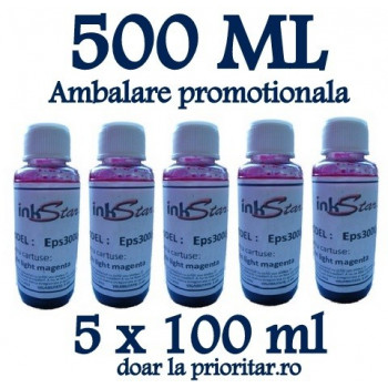 Cerneala EPSON DYE CISS color FOTO ROSIE ( Refill Photo Light-Magenta ) pe baza de apa - 500 ml