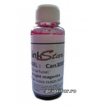 Cerneala CANON DYE CISS color FOTO ROSIE ( Refill Color Photo Light Magenta ) pe baza de apa - 100 ml
