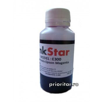 Cerneala EPSON DYE CISS rosie T0613 T0713 T0803 T1283 T1293 ( Refill T-0613 T-0713 T-0803 T-1283 T-1293 Magenta ) pe baza de apa - 100 ml
