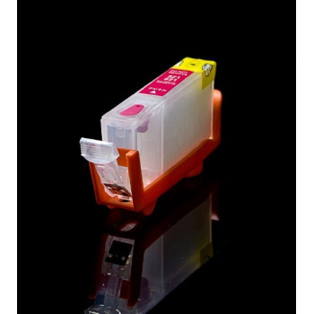 Cartus autoresetabil compatibil cu CANON CLI521 CLI 521 ROSU CLI-521 MAGENTA cip autoresetabil