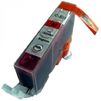Cartus autoresetabil PLIN CU CERNEALA compatibil cu CANON CLI521 CLI 521 ROSU CLI-521 MAGENTA cip autoresetabil