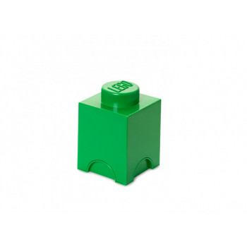 Cutie depozitare LEGO 1 verde inchis