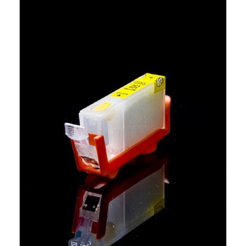 Cartus autoresetabil compatibil cu CANON CLI521 CLI 521 GALBEN CLI-521 YELLOW cip autoresetabil
