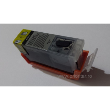 Cartuse autoresetabile PLIN CU CERNEALA compatibil cu CANON PGI-5-BK reincarcabile refilabile ( Cartus PGI5BK cip auto-resetabil negru )