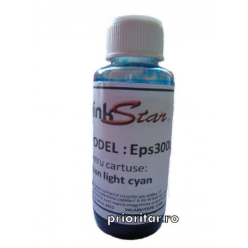Cerneala EPSON DYE CISS color FOTO ALBASTRA ( Refill Photo Light-Cyan ) pe baza de apa - 100 ml