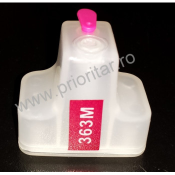 Cartus cip autoresetabil rosu HP-363 C8772 reincarcabil refilabil HP363 Magenta auto-resetabil