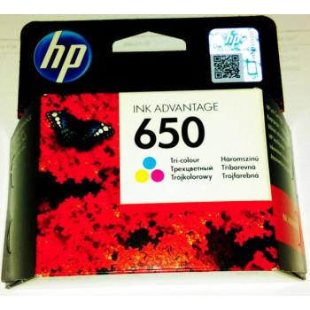 Cartus ORIGINAL HP650 COLOR CZ102AE Hp-650 tricolor 200 pagini 5 ml