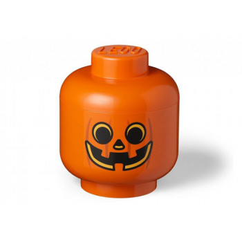 Cutie depozitare L cap minifigurina LEGO - Dovleac