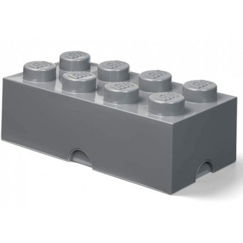 Cutie depozitare LEGO 2x4 gri inchis (40041754)