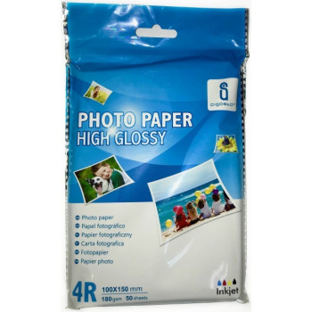 Hartie FOTO High Glossy A6 - pachet de 50 coli 180g ( 100 x 150 mm )