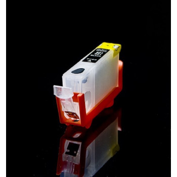 Cartus autoresetabil compatibil cu CANON CLI521 CLI 521 NEGRU CLI521-BK cip autoresetabil