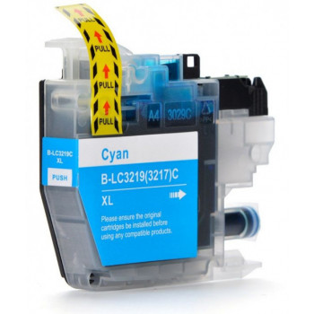 Cartus imprimanta albastru pt Brother LC3217 XL LC3219 XL LC 3217XL LC 3219XL CYAN