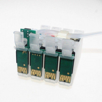 Ciss cu cartuse reincarcabile pt EPSON 29 29XL, T2991 T2992 T2993 T2994 cu chipuri resetabile