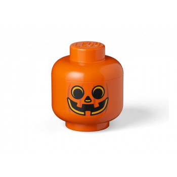 Cutie depozitare S cap minifigurina LEGO - Dovleac