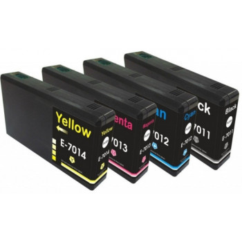 SET Cartuse pt Epson T7011 T7012 T7013 T7014 XXL ( BK+C+M+Y ) multipack T7015 XXL