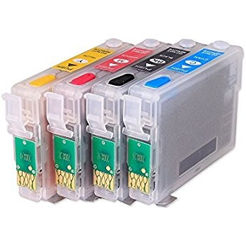 Cartuse reincarcabile PLINE CU CERNEALA Epson T711 T712 T713 T714 autoresetabile T0711 T0712 T0713 T0714 Pack 4 cartuse compatibile